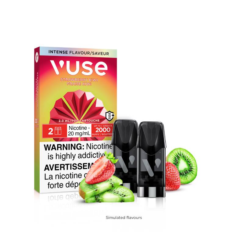 Vuse Pod Pack Strawberry Kiwi - Premium Vape Pods