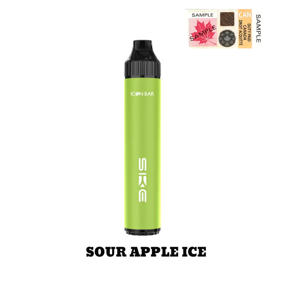 Icon Bar Sour Apple Ice Disposable Vape | Vapeluv.com – Vapeluv Vapeshop