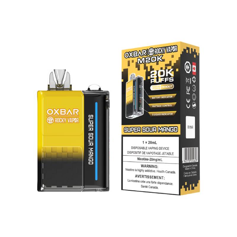 Oxbar M20K Disposable Vape - Super Sour Mango, 20000 Puffs – Vapeluv ...