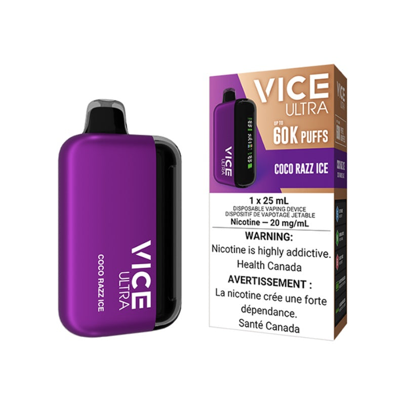 Vice Ultra 60K Coco Razz Ice Disposable Vape