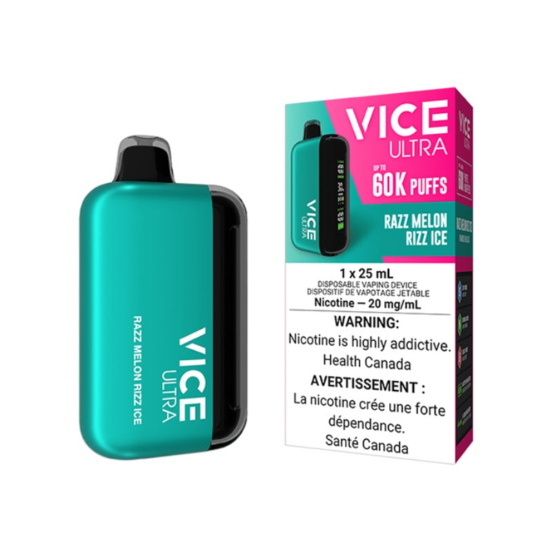 Vice Ultra 60K Razz Melon Rizz Ice Disposable Vape