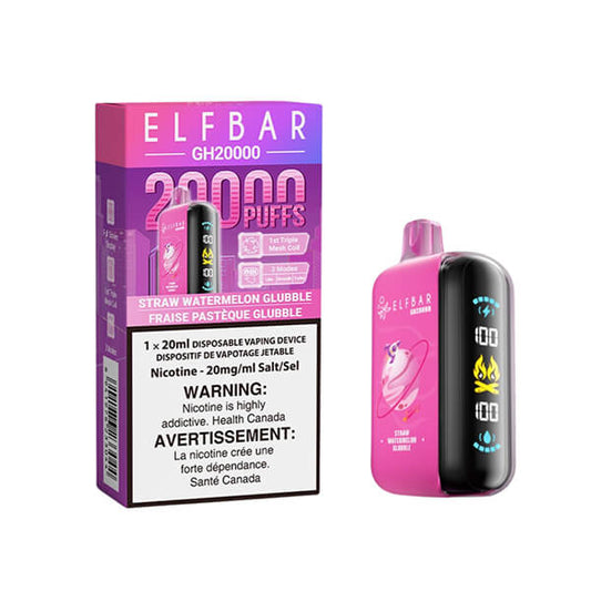 Elf Bar GH20000 - Straw Watermelon Gubble Disposable Vape