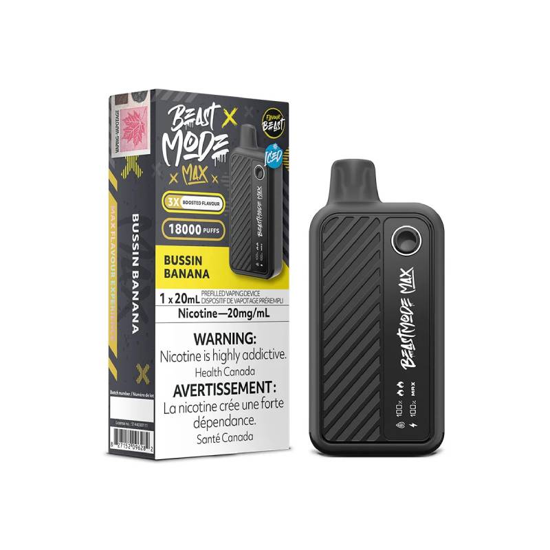 Flavour Beast - Beast Mode Max 18K Disposable: Bussin Banana, 20ML