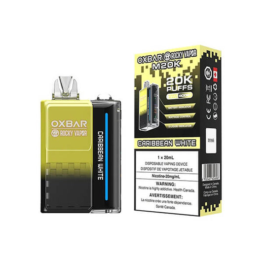 Oxbar M20K Disposable Vape - Caribbean White, 20000 Puffs