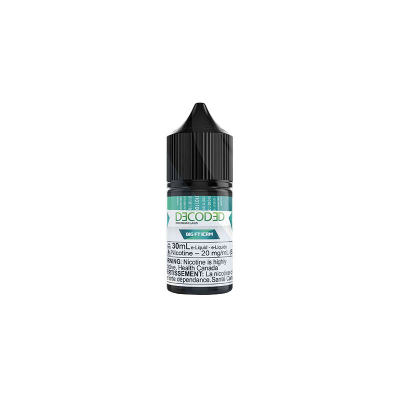 Decoded Big Foot iCrm Salt Nic – Vapeluv Vapeshop